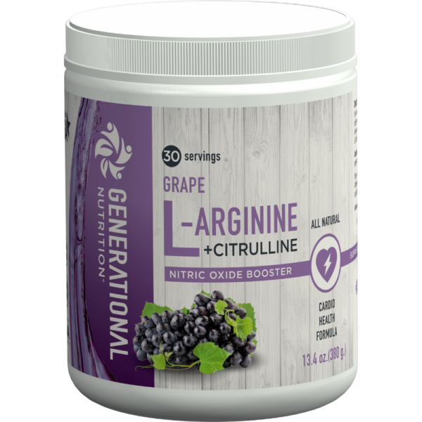 L Arginine Grape Nitric Oxide Booster