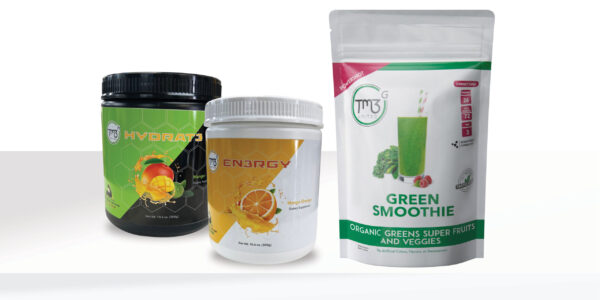 Gro Pack: Energy Orange Mango, Hydrate Mango Lime, GreenSmoothie